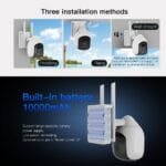BS9 Wifi Outdoor Solar Security Camera