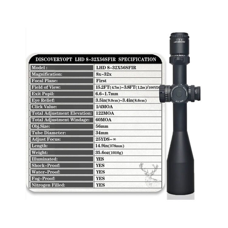 DiscoveryOPT LHD 8-32X56SFIR FFP