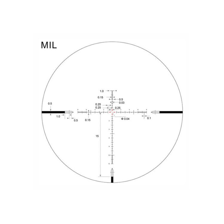 Arken EPL-4 4-16x44 FFP Illuminated Reticle