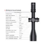 SWAMPDEER FX-HD 5-30X56SFIR FFP-S Rifle Scope