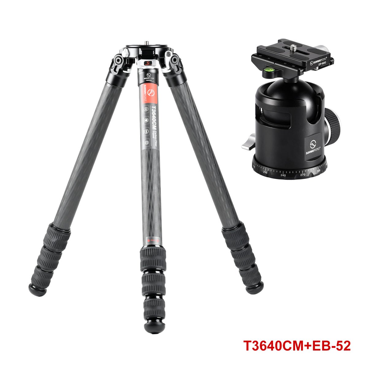 Sunwayfoto T3640CM EB-52 tripod kit